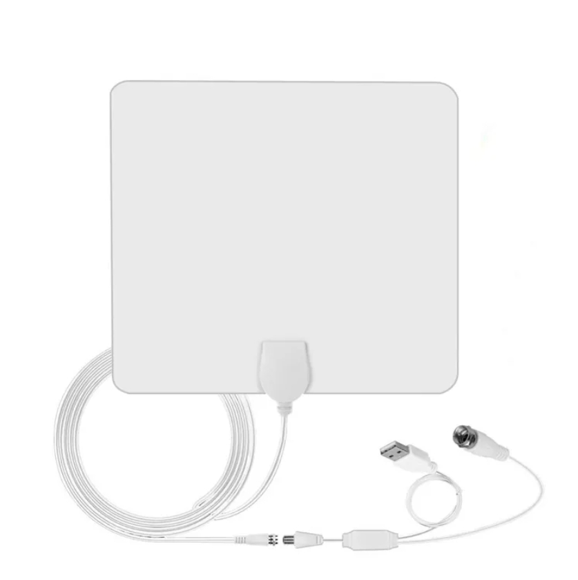 Indoor igital HDTV Antenna 100 Miles Range, 4K 1080P HD Support with Signal Booster for Rural/Suburban House, FCC Cer