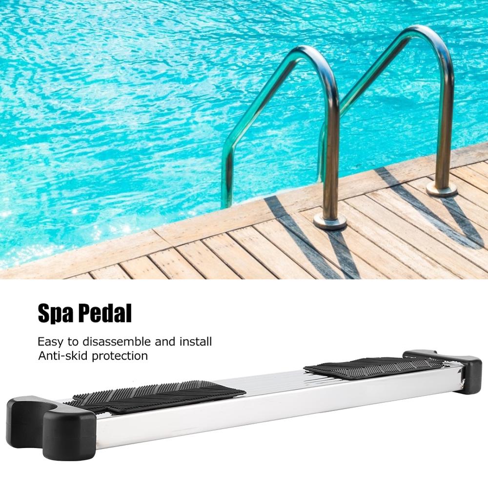 Ladder Pedal Pool Accessories Swimming Pool Ladder Rung Steps Stainless Steel Replacement Anti Slip Ladder Pedal Supplies