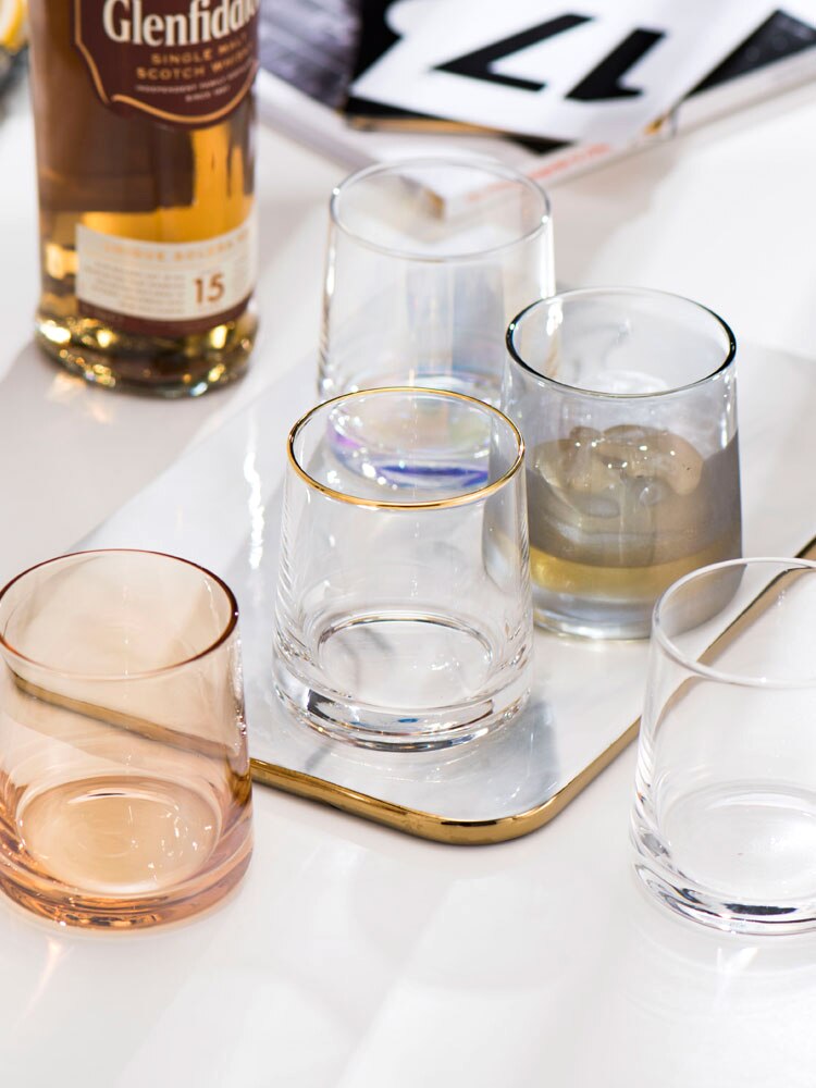 Colorful Glass, Household Whiskey Glass, Cold Water Glass, Beer Glass, Drink Glass