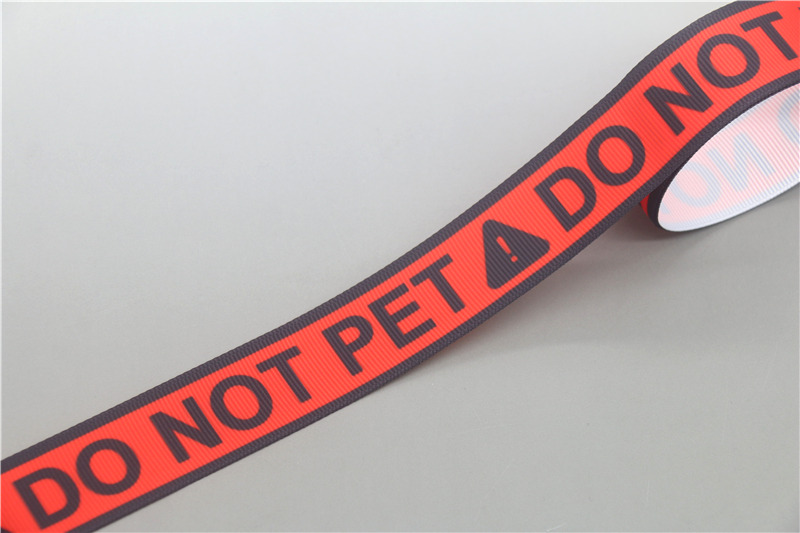 DUWES 50 metri non servizio di terapia per animali domestici canna da lavoro Stampato Nastro in gros-grano Accessorio Decorazione FAI DA TE tutto'ingrosso OEM D1477