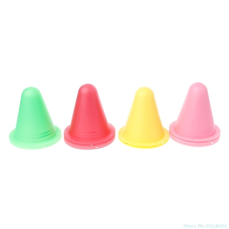 10 stück/set markierungshütchen für skateboards, rollfußball und fußballtraining, markierungsbecher