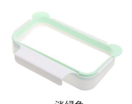 Kitchen Organizer Hanging Cabinet Door Trash Rack Style Storage Rack Garbage Bag Holder Cupboard Cabinet Tailgate Stand Racks: Green