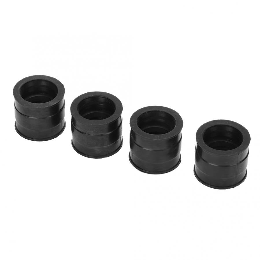 4pcs Motorcycle Carburetor Interface Insulator Intake Boot Adapter Fits for Honda CB550 Four 550 1974 16211-323-000