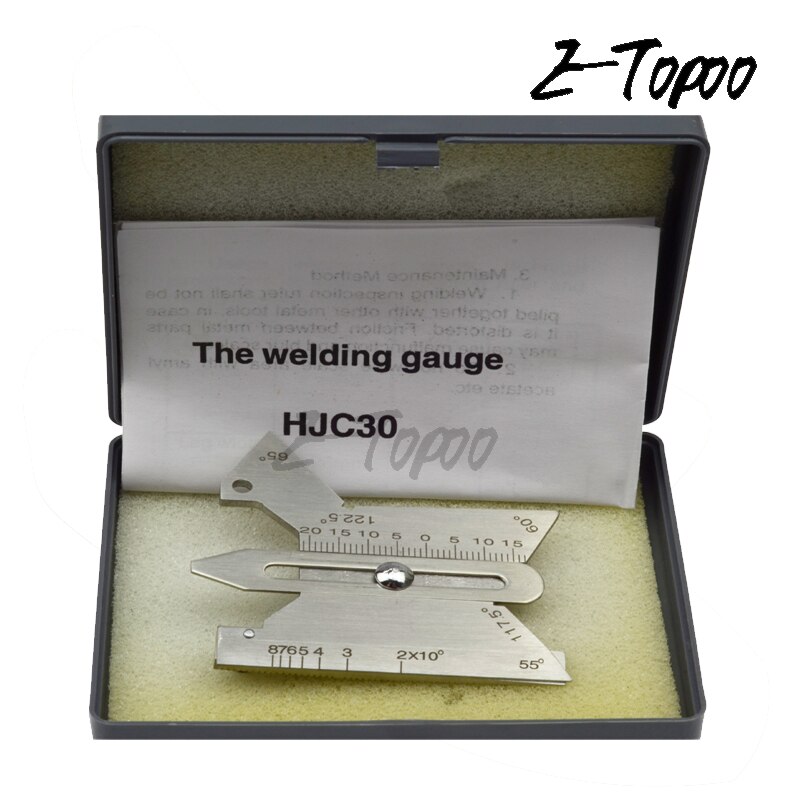 HJC30 Welding Gauge Welding Caliper weld Inspection Multi-function Welding Inspection Seam Gage pit test ulnar Ruler