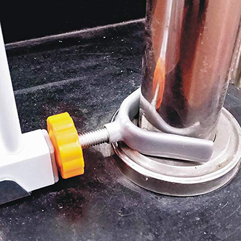 Steel Core Y Shaped Screw Bolt Nut Staircase Fence Fix Pets Baby Safety Sturdy Gate Bar Install Household Secure Accessory