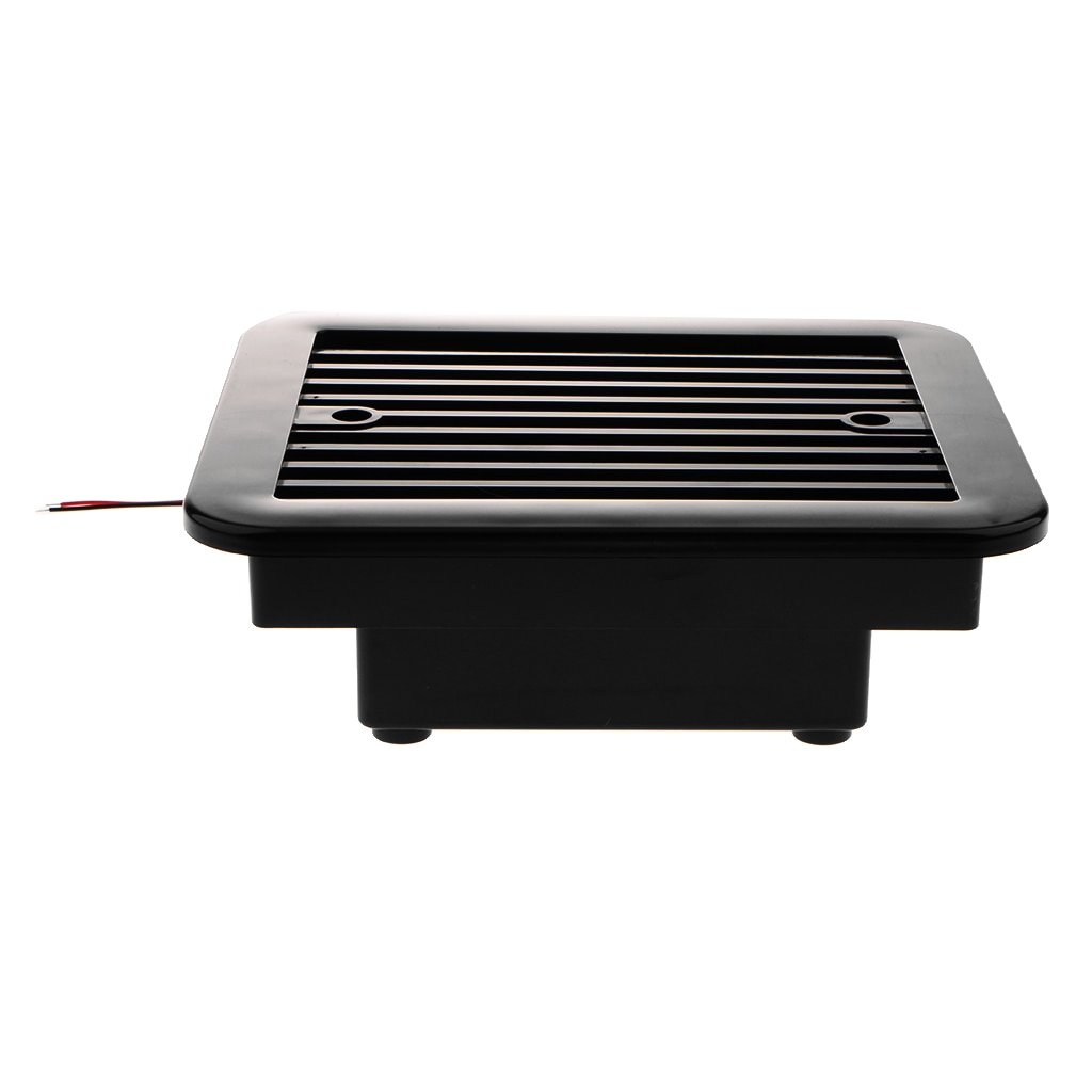 Aérateurs latéraux pour remorque de camion RV | Installation et nettoyage faciles, matériel d&#39;installation inclus-noir