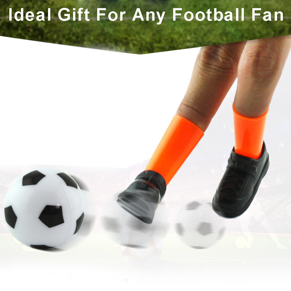 Finger peger på fodbold finger fodbold legetøj ideel fest finger fodbold match legetøj sjovt finger legetøjssæt sæt med to mål #20