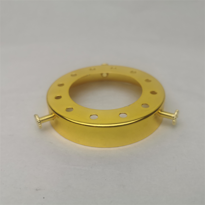 E27 Houder D70mm * H12mm Lampenkap Ring Fitter Ijzeren Schaduw Vaste Cup Vintage DIY Verlichting Schaduw en Socket Aangesloten Houder: Blauw