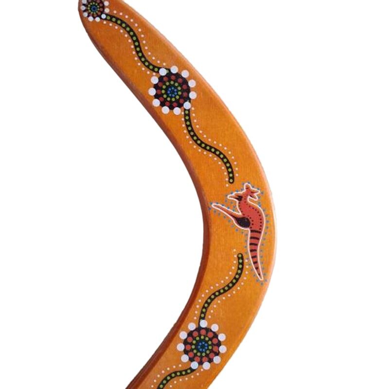 Træboomerangs - sikre børneboomerang til let eller ingen vindkast, throwback v-formet boomerang flyvende skivekastlegetøj