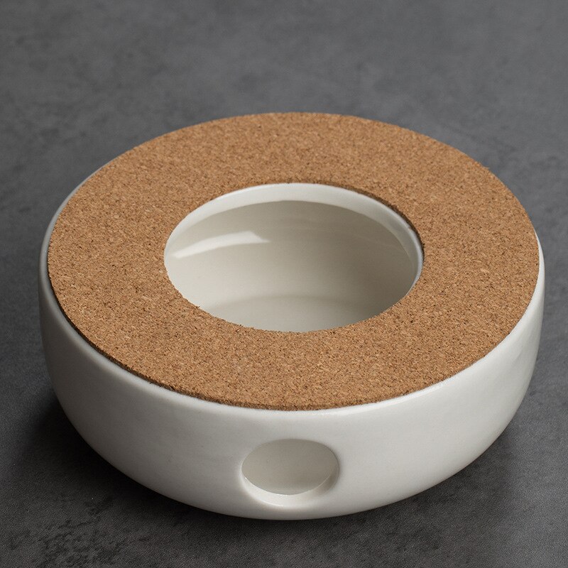 Mini Portable Ceramic Teapot Holder Base Teapot Warmer Insulation Base Coffee Water Warmer Candle Holder Tea Accessories: Default Title