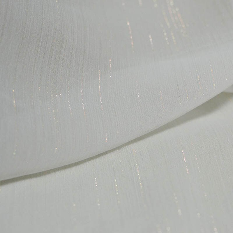 50D tela metálica de gasa brillante crepé gasa cosplay tela ligera suave transpirable DIY tela calificada