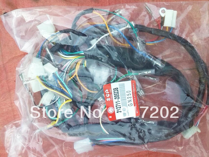 ! Arnés de cableado eléctrico GN250 GN 250, arnés de cables OEM NO. 36610-38301