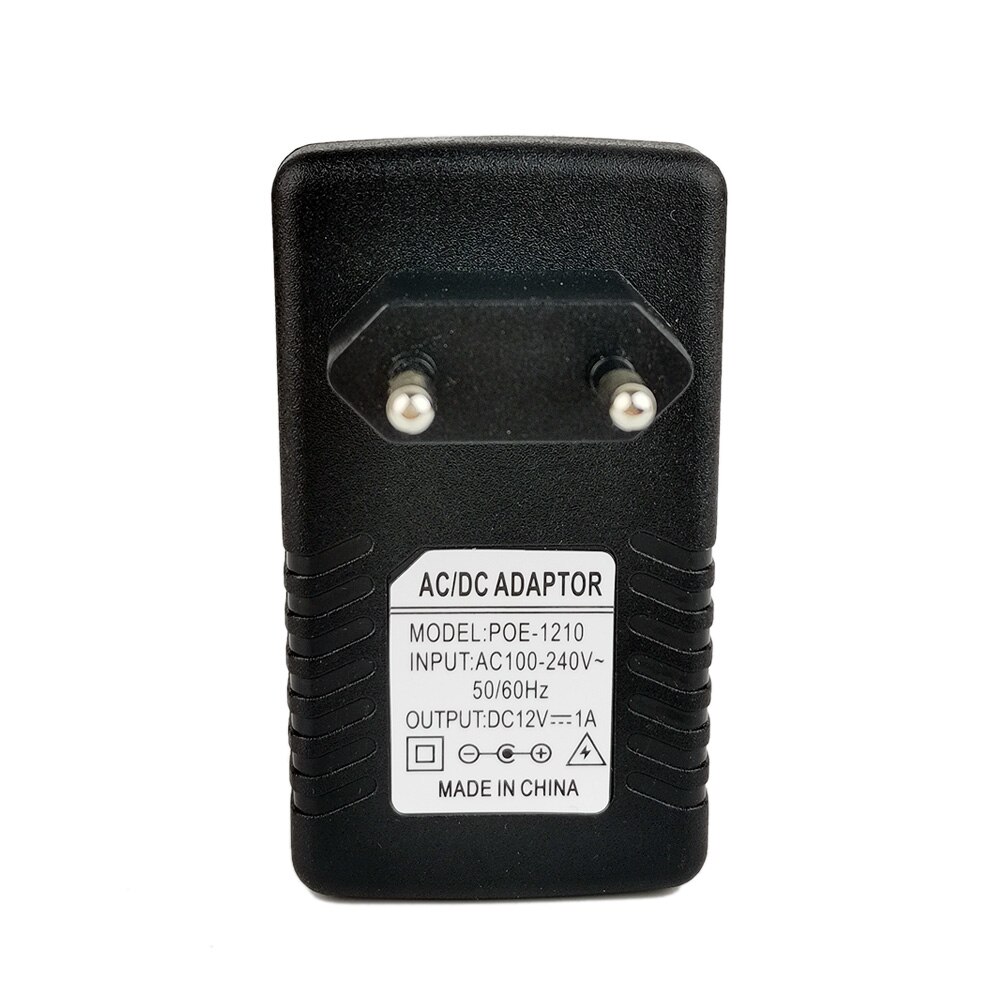 POE Injector AC 110V-240V to DC 12V/24V 1A 48V 0.5A POE Power Supply Over Ethernet Injector POE Power Adapter EU/UK/US Optional