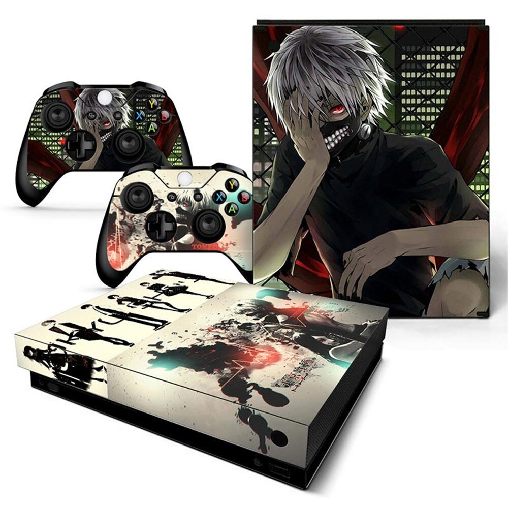 Game Full Cover Skin Console &amp; Controller Decal Stickers for Xbox One X Skin Stickers Vinyl: TN-XBONEX-0657