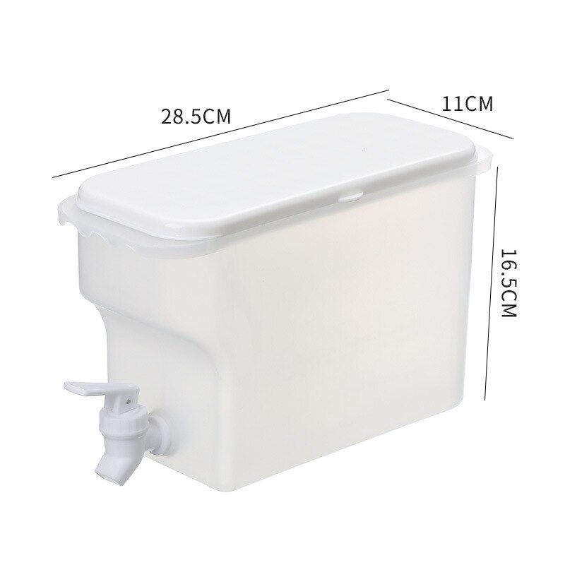 Refrigerator Cold Drink Water Tank With Faucet Fruit Teapot Lemonade Tank Cold Water Bucket Ice Water Tank For The Refrigerator