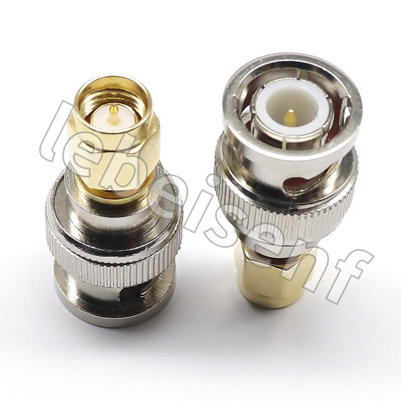 Sma Male Naar Bnc Male Sma/BNC-JJ SMA-J/BNC-J Walkie-Talkie Antenne Connector Feeder Adapter