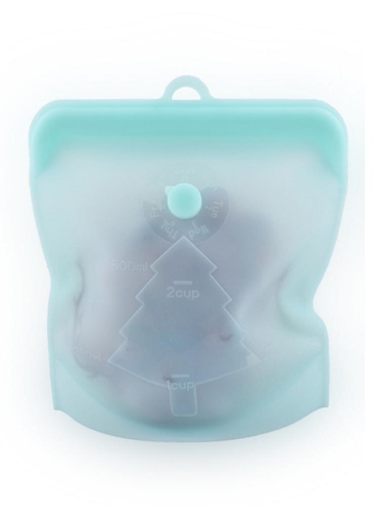 Reusable Ood Storage Bag Reusable Freezer Bag Ziplock Leakproof Top Fruits Lunch Box - FDA Approved BPA Free