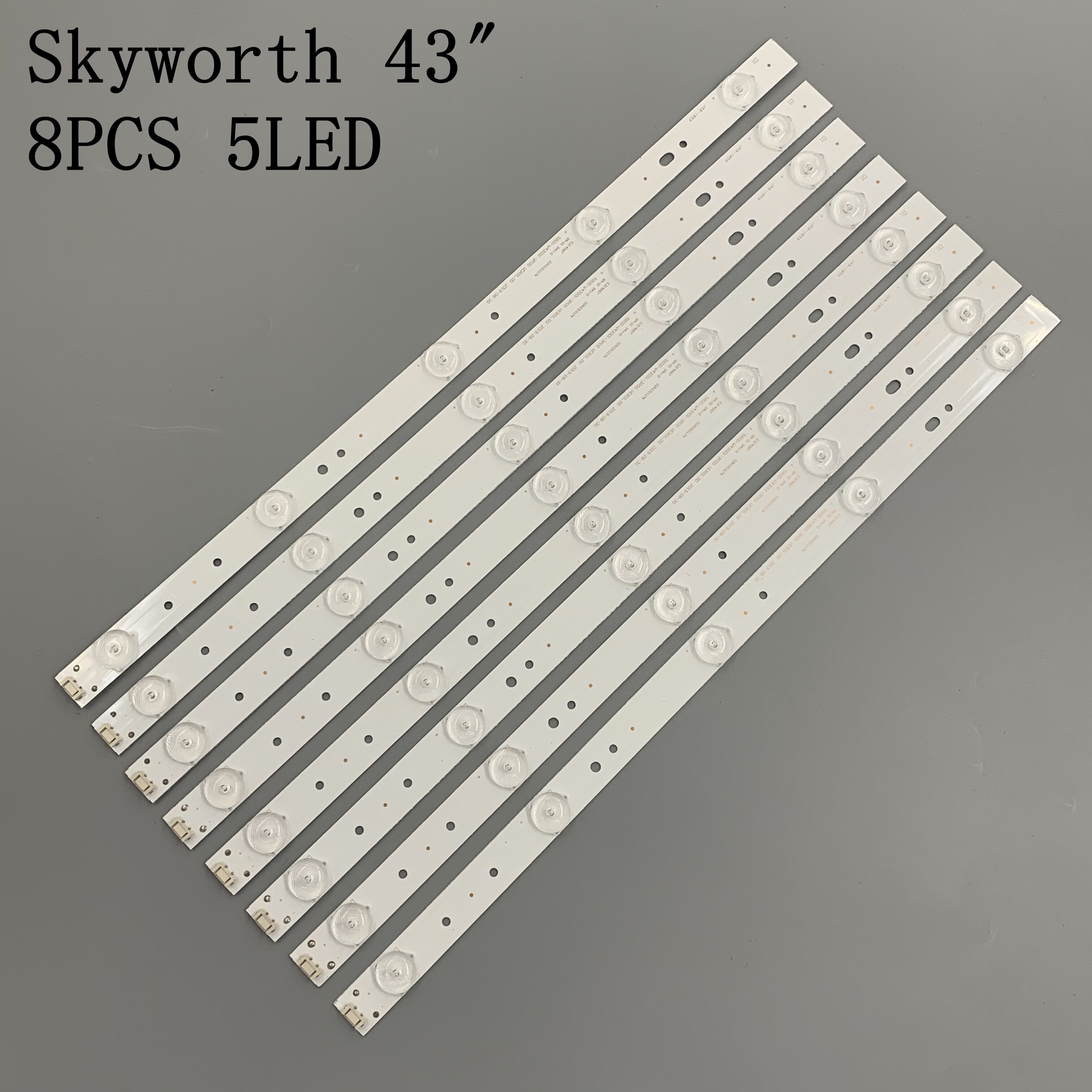 8 Stuks/partij Voor Skyworth 43E3500 43E3000 43X5 Tv Light Strip 5800-W43001-3P00/5P00 40.2 Cm 3V 100%