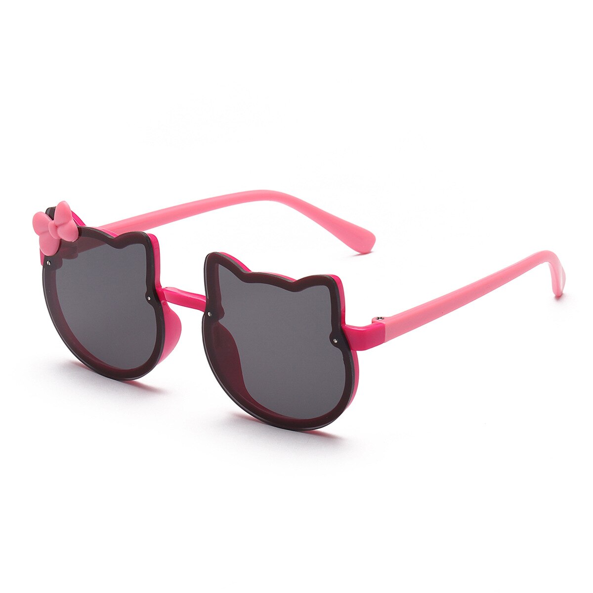 Gafas de sol de para niños y niñas, lentes de ojo de gato, UV400, anteojos bonitos, gafas de sol de conductor,: rose pink