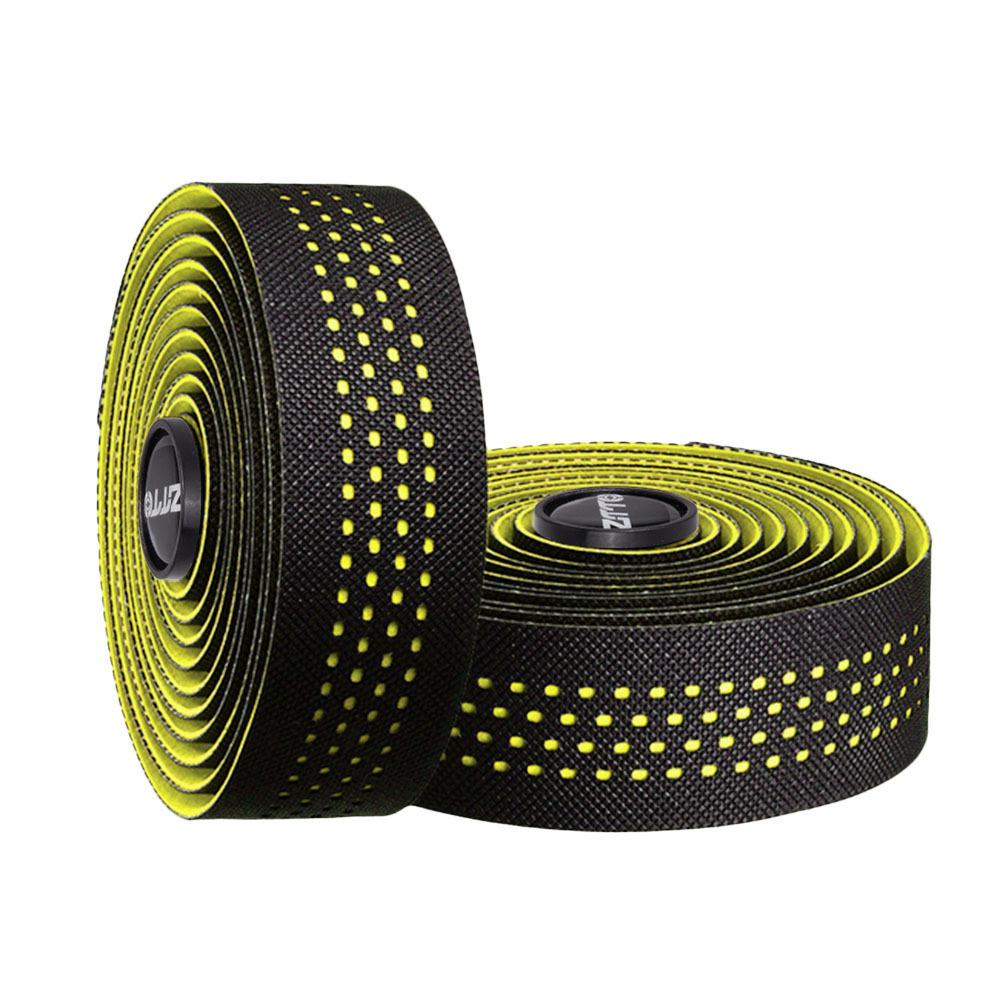 Suave cinta antivibración para manillar de bicicleta, EVA PU, para ciclismo: yellow