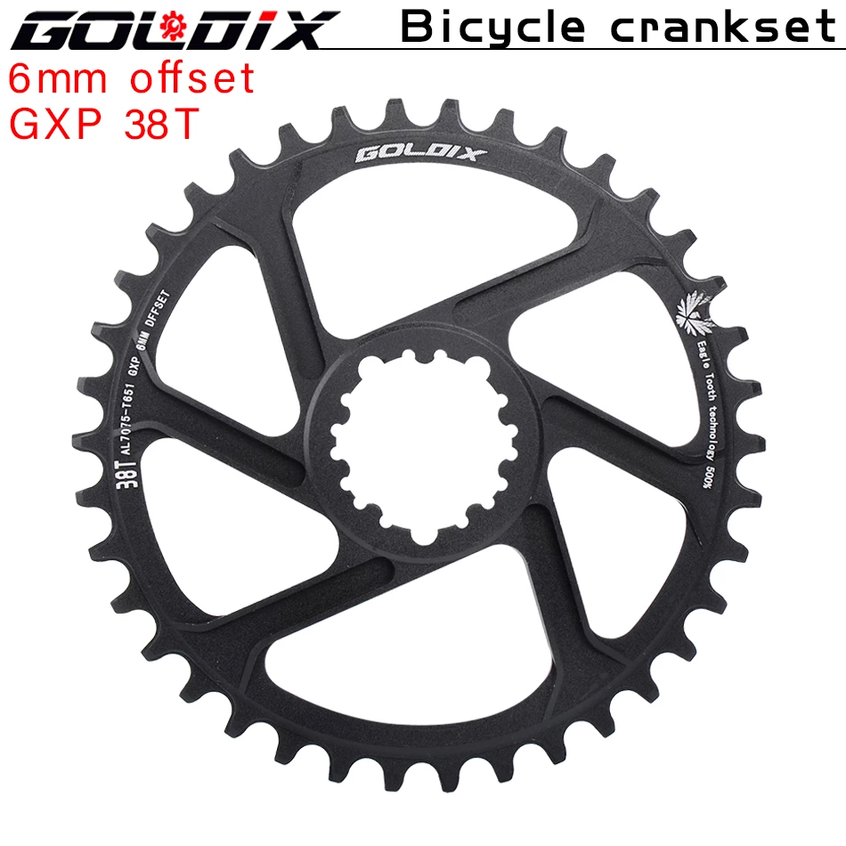 Gxp Bike Mtb Mountainbike 30T/32T/34T/36T/38T Crown fiets Kettingblad Voor Sram 11/12S Nx Xx Xo Gx GXP11 Enkele Schijf Lade: 38T 6mm