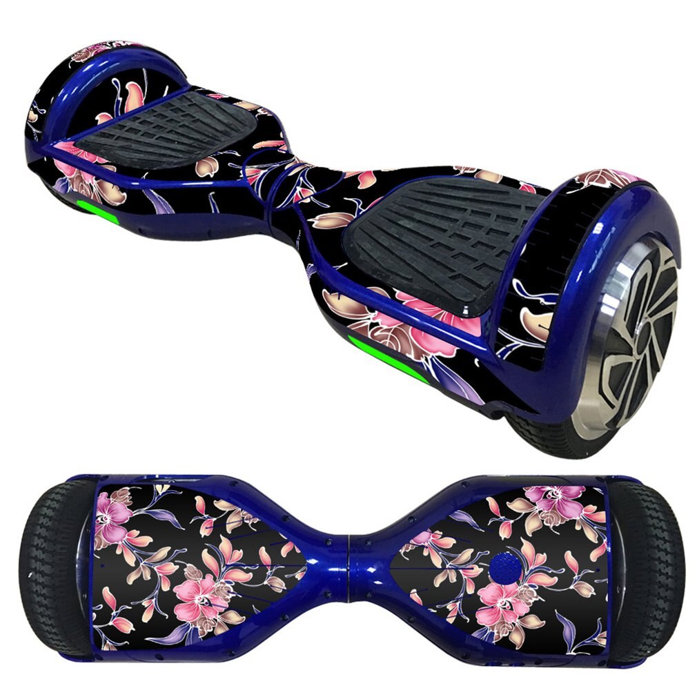 6.5 inch zelfbalancerende elektrische scooters wielbord beschermende pvc hoes huid sticker klassieke hoverboard auto decoratie: Groene camouflage