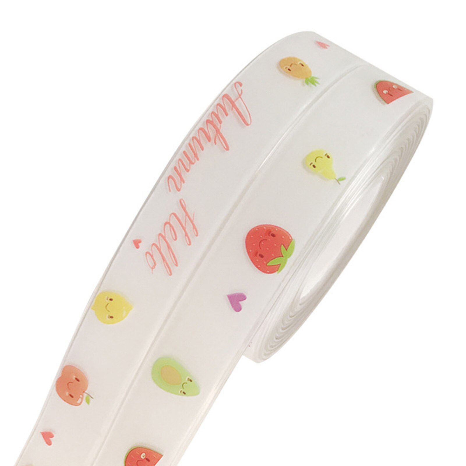 38MM Caulk Strip Tape For Bathtub Bathroom Caulk Tape Self Adhesive PVC Waterproof Sealing Tape Edge Protector For Kitchen: Transparent H