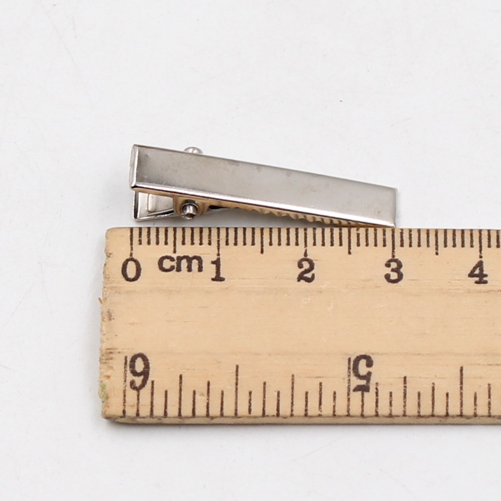 30 stk hvite svarte håndlagde klips for bryllup klut gjør-det-selv kvinner hårspenner generisk jern x skjorte bukseklemme 3cm 4cm 4.5cm 5.5cm: 3cm hvite