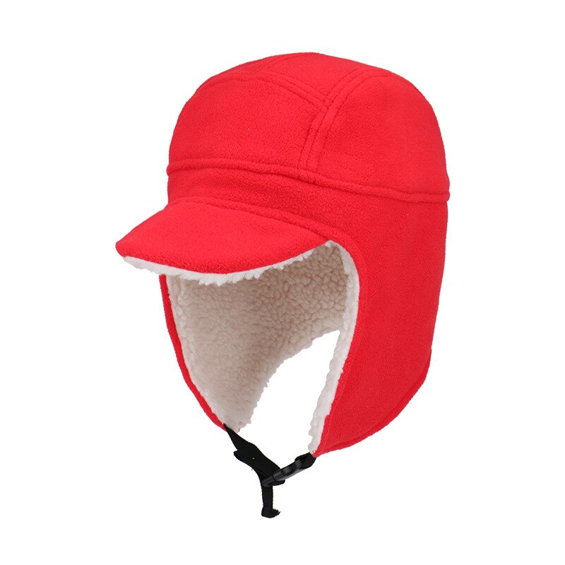 Gorro polar forrado de Sherpa para hombre y mujer, gorro de esquí cálido con solapas grandes, a prueba de viento, para montañismo, novedad de: 1
