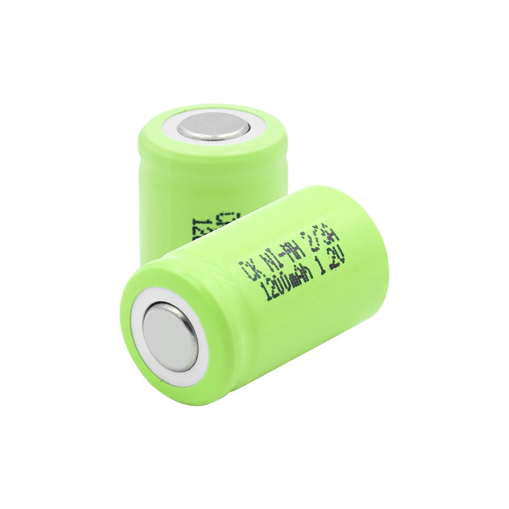 1/2/4Pcs 1.2V 2/3A Battery 1200mAh Ni-Mh 2/3A Ni-Mh Rechargeable Battery For Flashlight Shaver Toy Razor Toothbrush