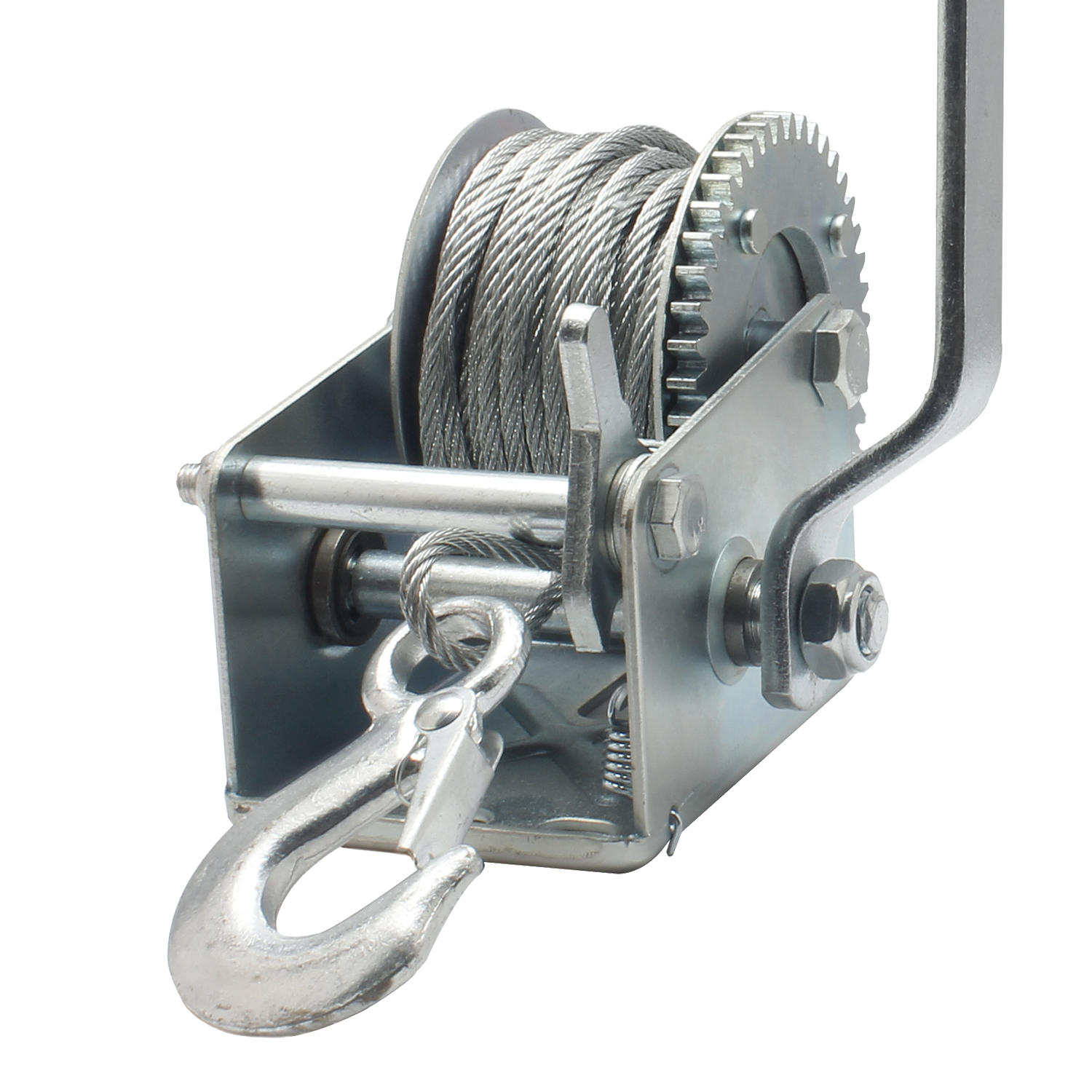 600lb Alloy Steel Cable Hand Winch Crank Gear Winch ATV Boat Trailer Heavy Duty Gear Winch hand tool