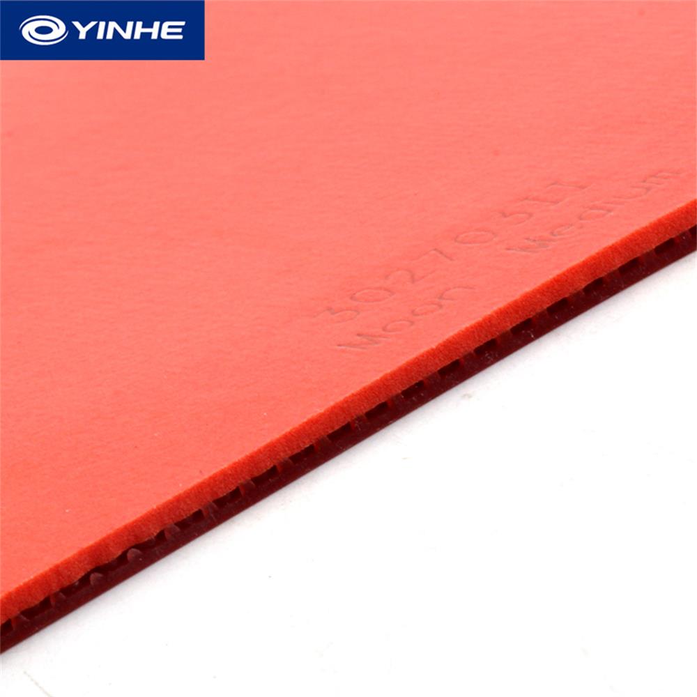 Original Yinhe lune Max tendu usine accordé pépins en caoutchouc de Tennis de Table avec éponge pour raquette de Ping-Pong galaxie lune caoutchouc