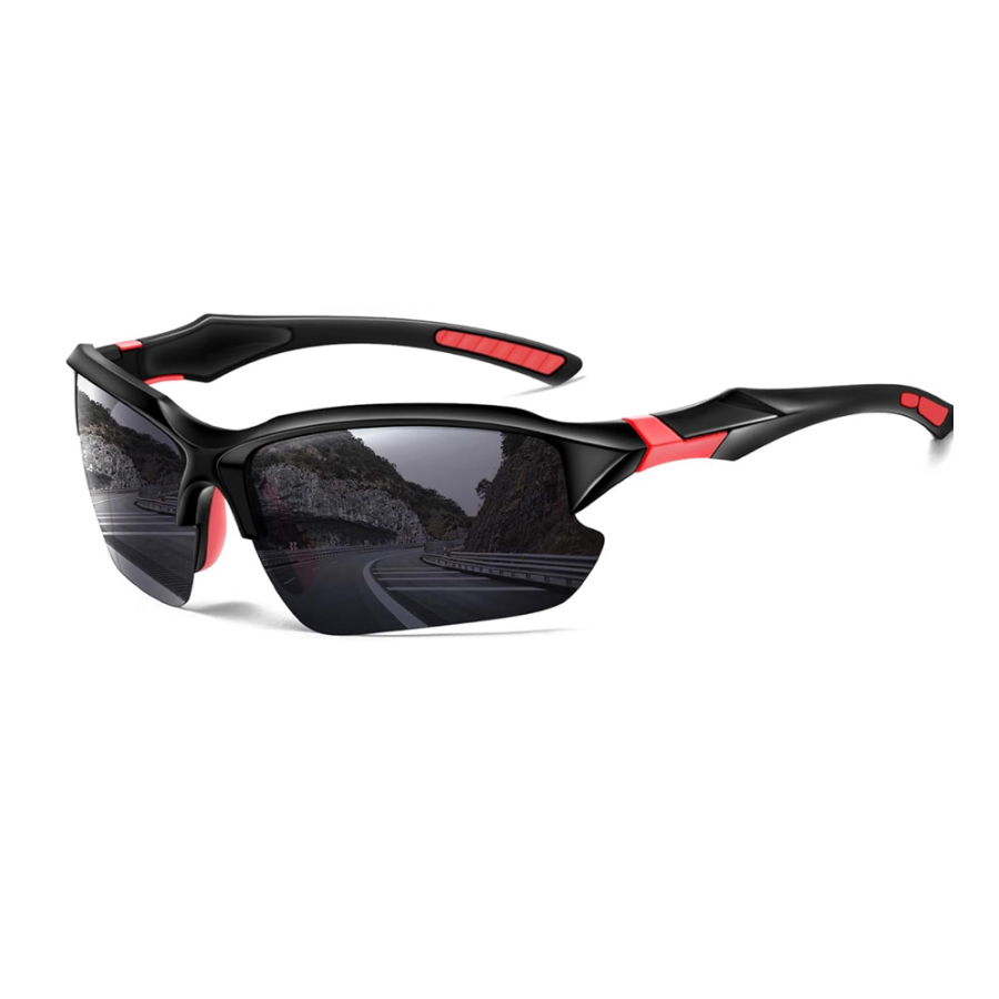 Newest Sports Polarized Sunglasses for Men Women Cycling Running Fishing UV400 Sun Glasses Lightweight Outdoor Goggles: black