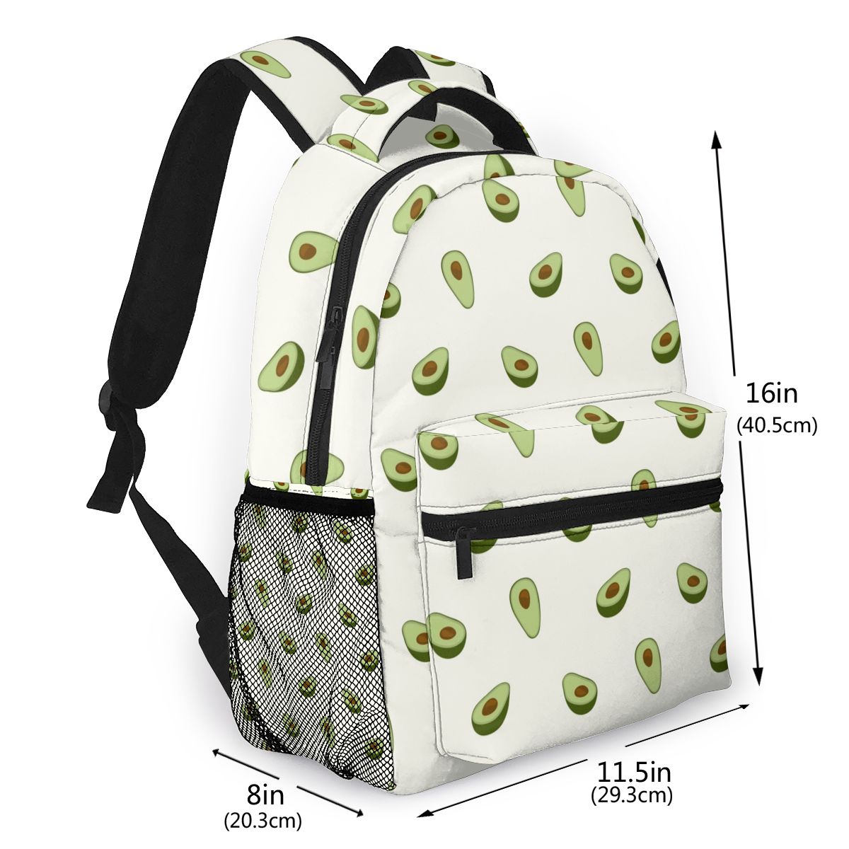 Backpack Women Backpack Shoulder Bag Avocado Pattern School Bag For Teenage Girl Children Backpacks Travel Bag