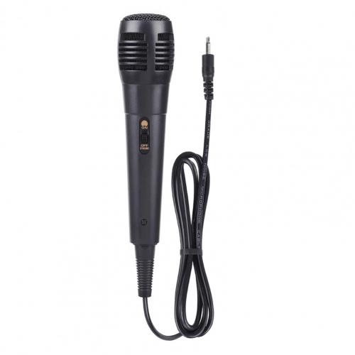 Microfoon Undirectional Dynamische Black Wired Undirectional Microfoon Thuis Ktv Voor Muziek Speler Zingen Recorder Mic: Default Title