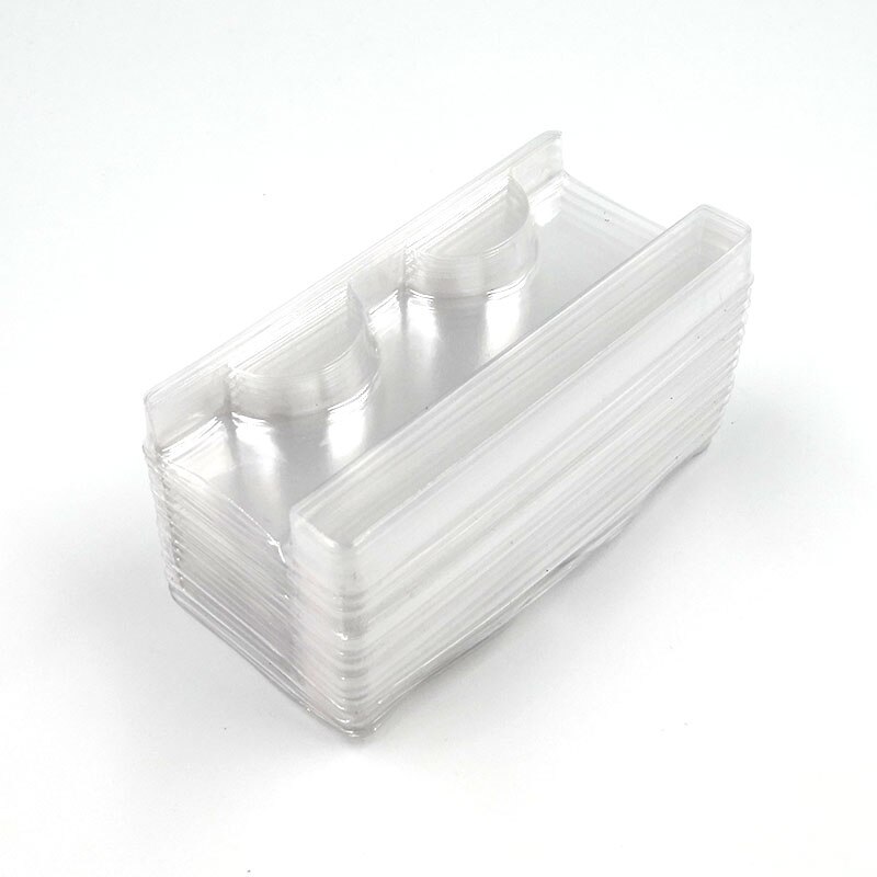 50/ pakke klare vippebrett plast mink vippeholder øyenvippebrett for 1/3/5 par øyenvippe emballasjeboks firkantet etui: H