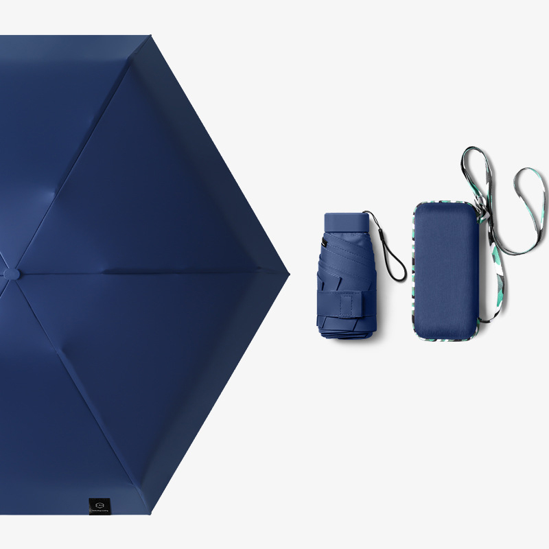 Parapluie pliant super léger, parasol portable, soleil, pluie, carte, petite taille, facile à utiliser: Rose