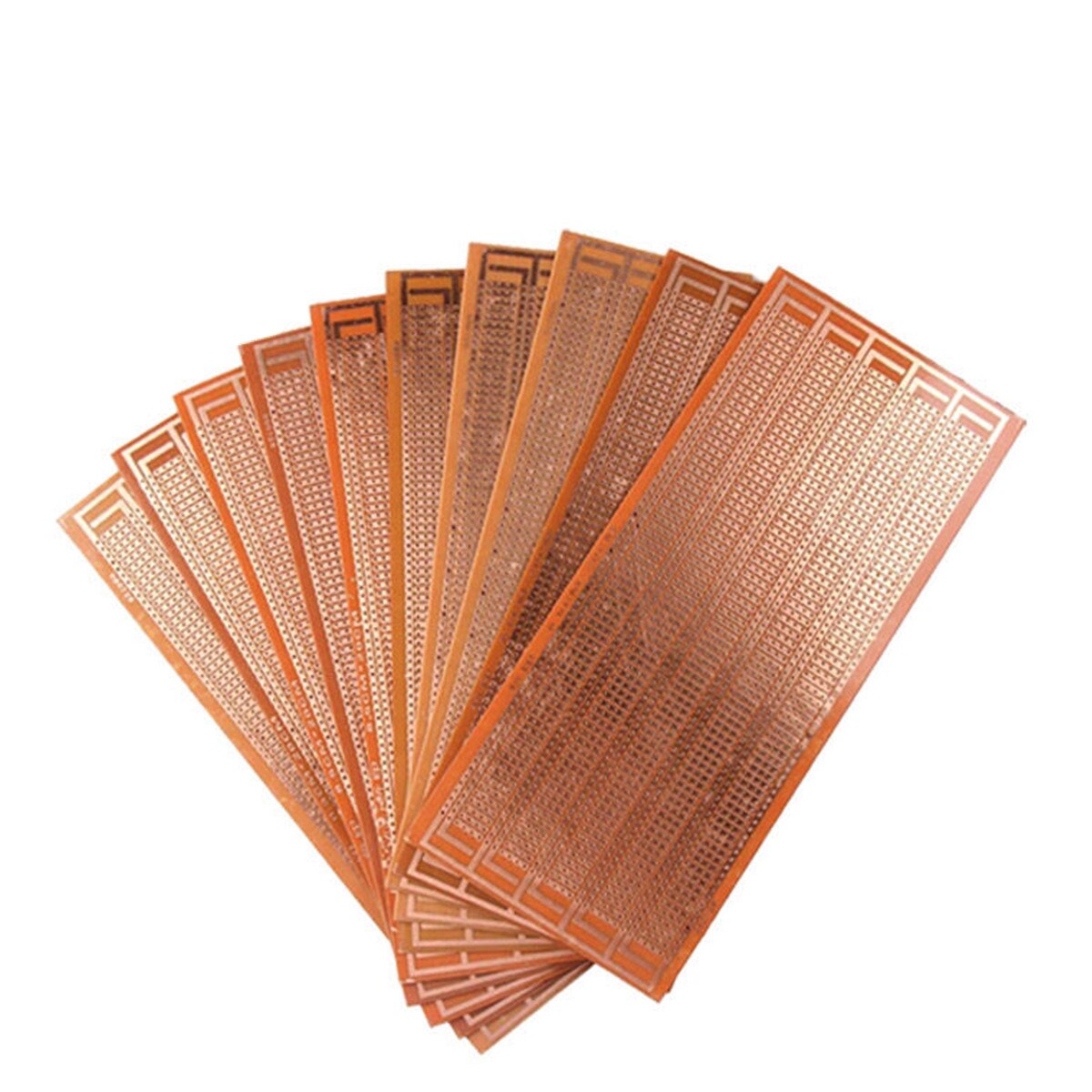 10 Stuks Pcb Prototype Printplaat Universele Stripboard Diy 8.5X20Cm Single Side Copper Pcb
