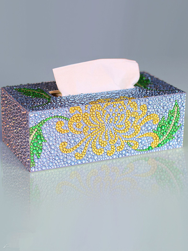 Diamond Embroidery Tissue Box 5D DIY Handmade Diamond Painting Mosaic Home Wedding Decoration Crafts