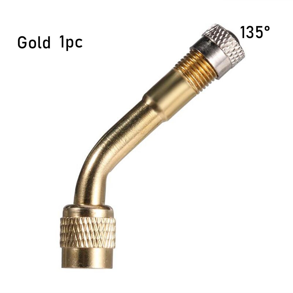 1/2pcs 3 Angles 45/90/135 Degree Brass Air Tyre Valve Extension Stem Connector Car Truck Motorcycle Cycling Accessories Adapter: 5