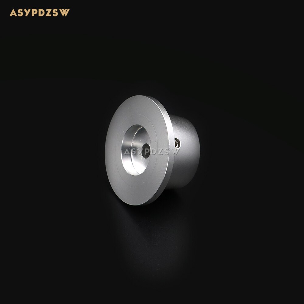 1 PCS Hat shape matte silver 44*22 Full aluminum amplifier solid Volume potentiometer knob