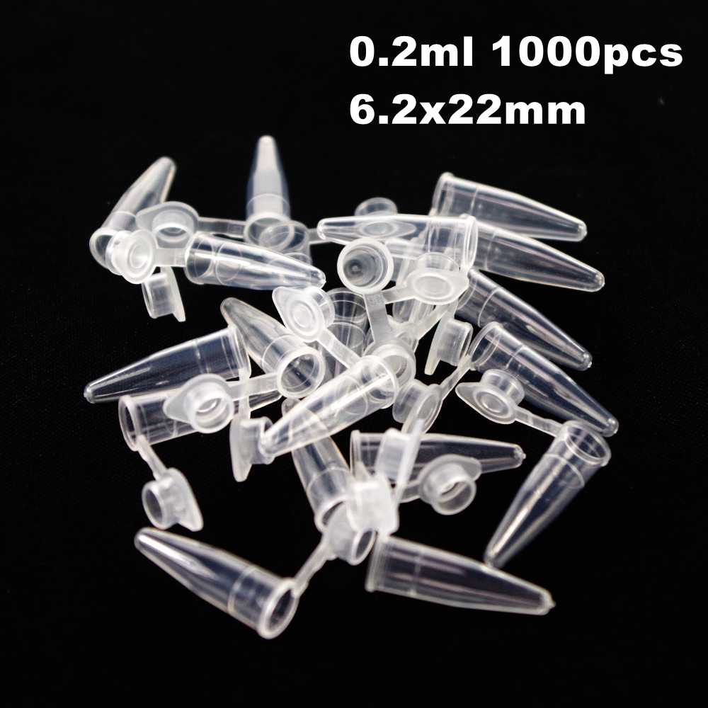 0.2/0.5/1.5/2/5/7/10/20/50/120ml Lab Plastic Centrifuge Tube EP Tube PCR Tube Sample Specimen Laboratory Teaching: 0.2ml