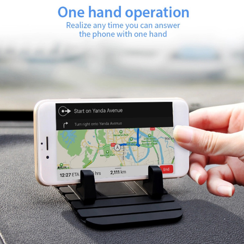 Universele Auto Telefoon Houder 360 Graden Rotatie Mobiele Mobiele Telefoon Desktop Stand Antislip Zachte Siliconen Houder Voor Telefoon In Auto