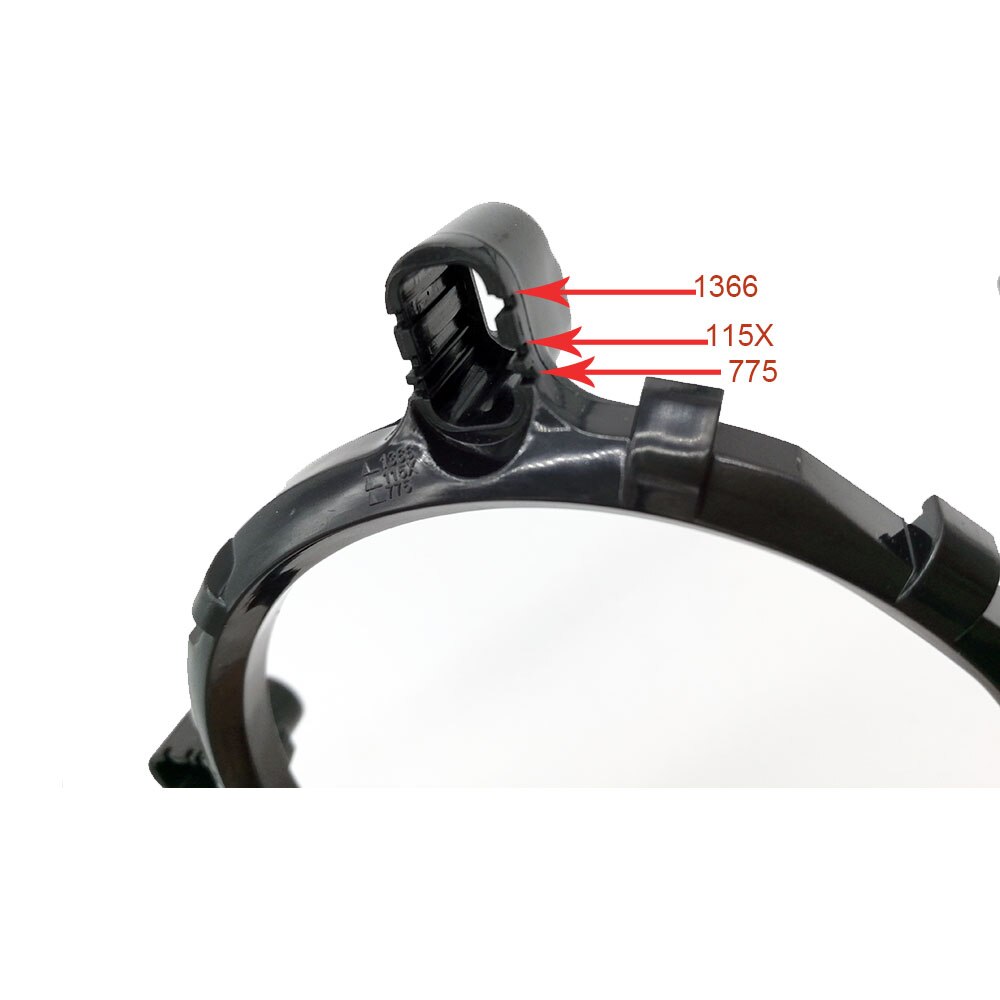 3 In 1 Desktop CPU Cooler Holder Base For LGA 775 115X 1366 Socket Fan Bracket Heatsink Mini Thermal Paste As