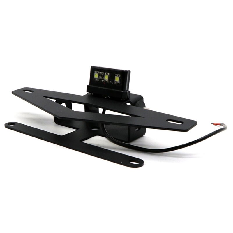 Soporte de Marco trasero de matrícula de motocicleta modificado con luz Led para Benelli 752S