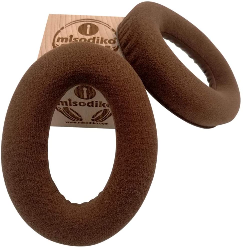 Vervanging Oorkussens-Voor Sennheiser HD515, HD518, HD595, HD598, HD599, PXC450, PXC350, HD380 Pro, Game Nul/Een: Bruin