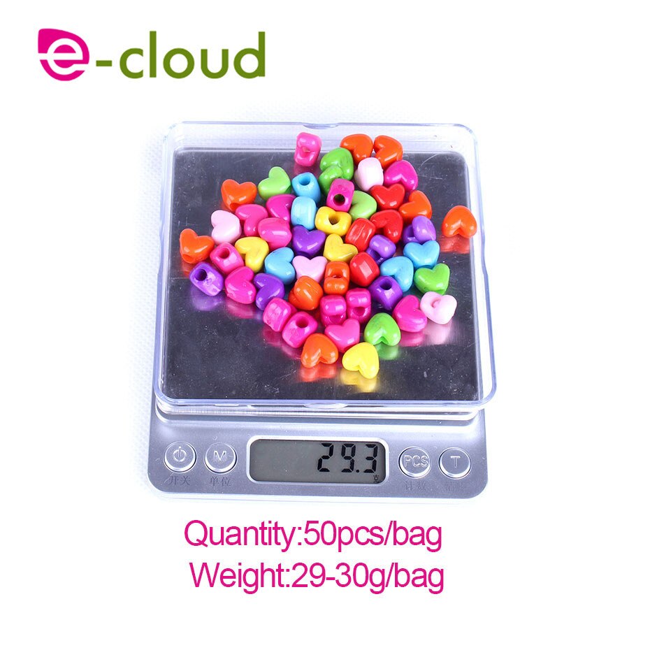 50-150 Uds ajustable Dreadlock Beads Dread Cuff trenzado colorido anillos de pelo de en forma de corazón