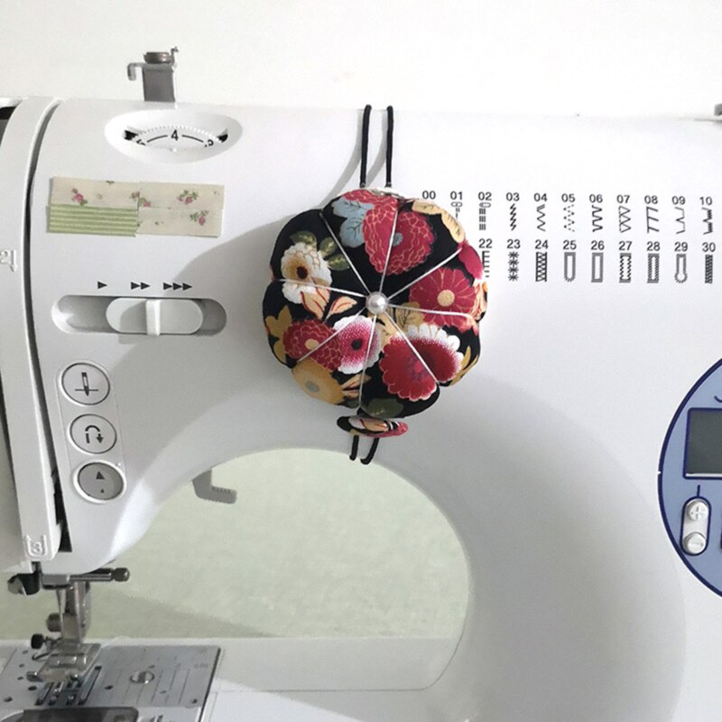 Multi-purpose Pincushion Mini Round Wrist Sewing Pin Cushion Sewing Machine Hand Hanging Pin Holder Ball Alfileres Para Costura