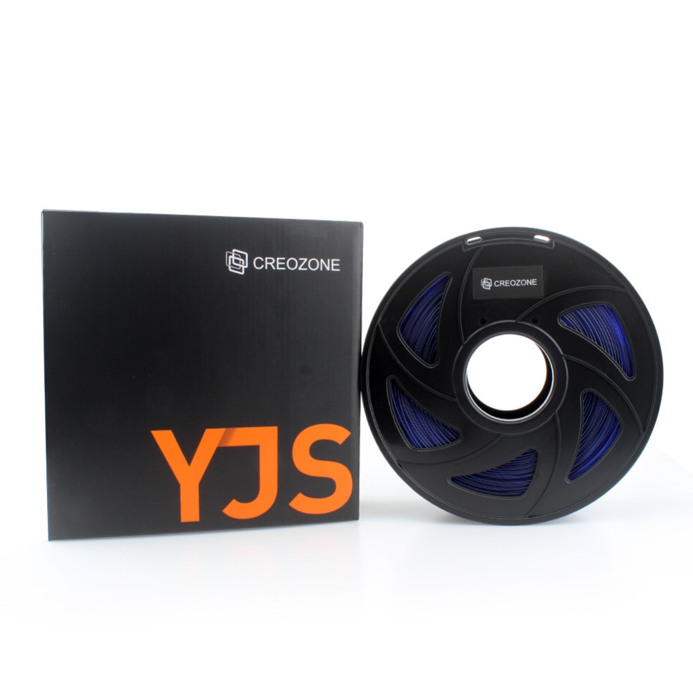 CREOZONE PETG Filament 3D Printing Filament 1.75mm 1kg Spool Great Transparency and Clarity 3D Plastic Filament Blue Color