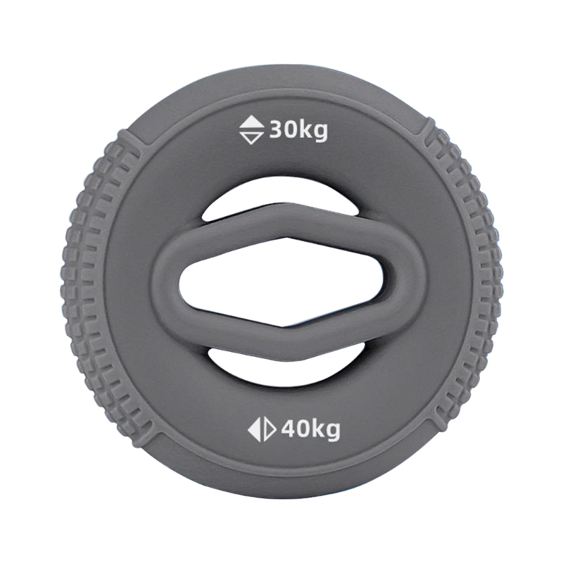 Hand Grip Strengthener Silicone Squeezer, Finger Exerciser, Antebraço Anéis, Pinças Físicas: CINZA